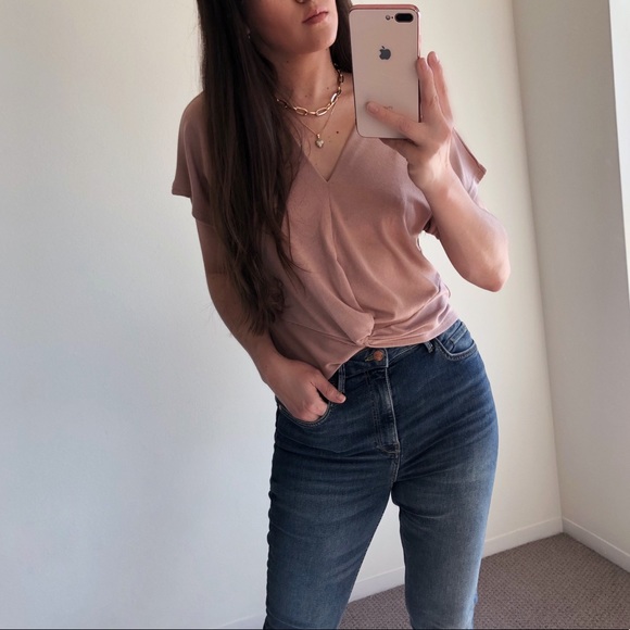 LAST S —Vintage Mauve Top - Picture 4 of 7